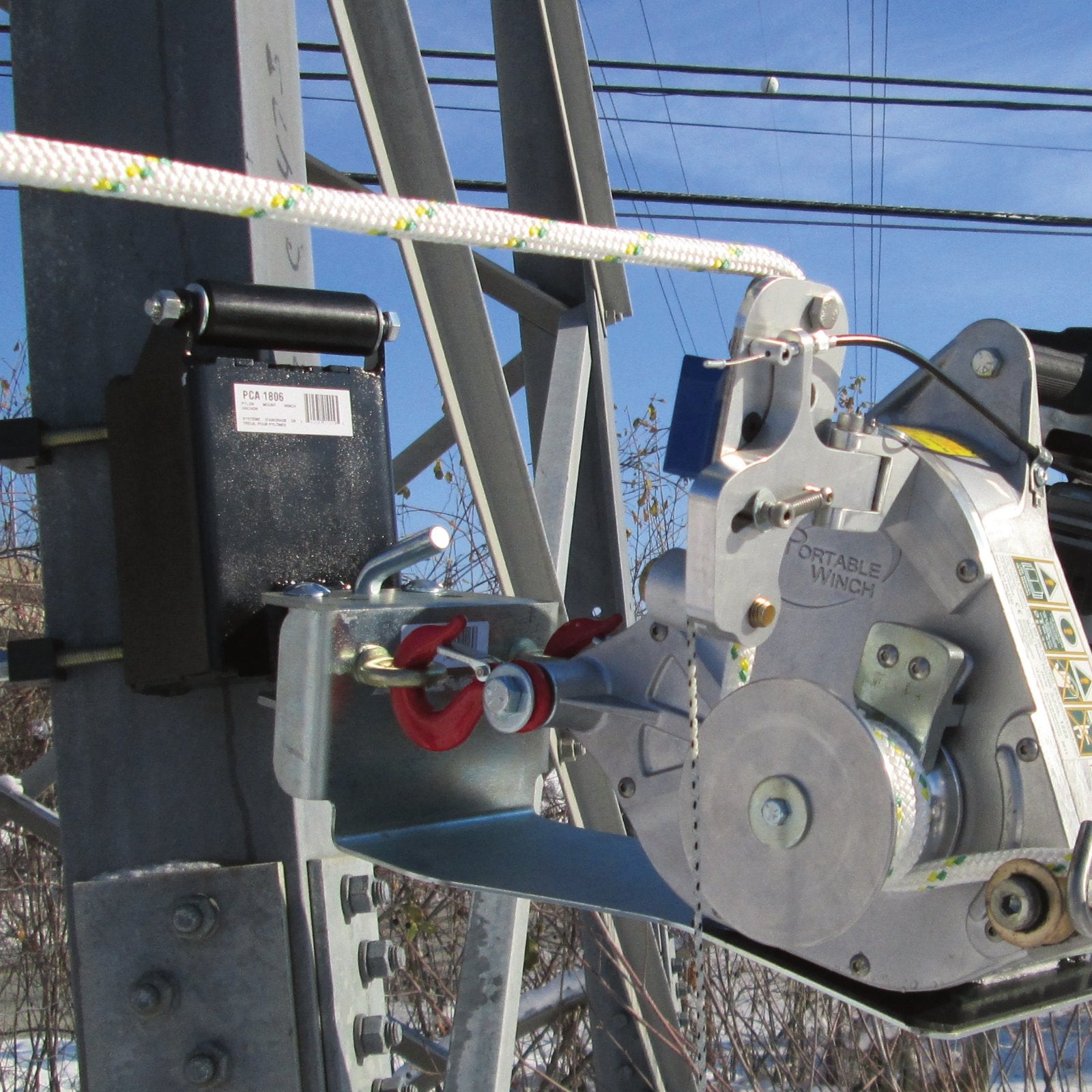 Winch Rope Support WINCH SUPPORT PLATE – Portable Winch Industrial USA