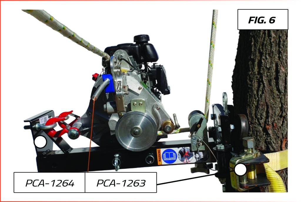 Winch Rope Support VERTICAL PULL WINCH SUPPORT – Portable Winch Industrial USA